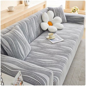 <span class=keywords><strong>Funda</strong></span> de Sofá Elástica Jacquard Lavada <span class=keywords><strong>Azul</strong></span> Cielo, Antideslizante, Universal, Nórdica, Simple, de Lujo, a Prueba de Polvo - Product Image 5
