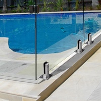 Modernes Edelstahl-Glas-Geländersystem zur Selbstmontage für Treppen, Balkone und Terrassen