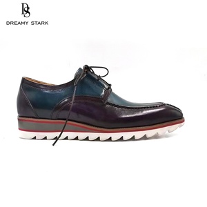 Chaussures habillées décontractées pour hommes, fabriquées à la main en Italie, style Dreamy Stark – Chaussures de mariage confortables et souples pour l'automne - Product Image 2