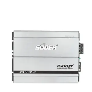 Suoer — amplificateur de bruit pour voiture, CA-440-B, amplificateur de puissance audio, 12v, 4 canaux pour automobile