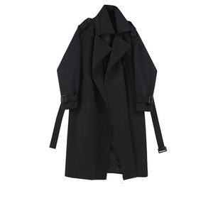 Abrigo de Gabardina de Estilo Elegante con Nuevo Diseño Otoñal para Mujer, Chaqueta Cortavientos de Longitud Media con Cintura Alta, Abrigo Informal Entallado - Product Image 6