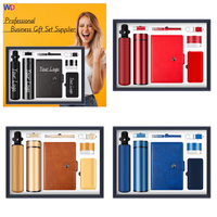 Coffret Cadeau d'Entreprise 8-en-1 : Bouteille Isotherme, Carnet, Clé USB, Batterie Externe, Haut-parleur, Parapluie, Boîte Cadeau, Logo Personnalisé