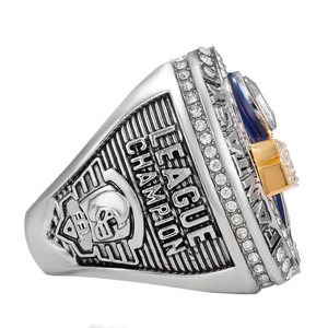 2025 FFL Championship Estilo vintage <span class=keywords><strong>NFL</strong></span> <span class=keywords><strong>Fantasy</strong></span> Football Ring Collection Aleación Anillos de piedras preciosas Fan Favorite - Product Image 3