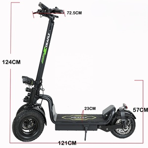 สกู๊ตเตอร์อลูมิเนียมสำหรับผู้ใหญ่ 750W ขับเคลื่อนล้อหลัง ระยะทาง 45 กม. ระบบดิสก์เบรก พับได้ - Product Image 3