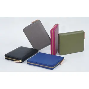 Multifunctional design A6 zippered hobonichi notebook planner with bookmark belt