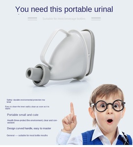 Urinoir de voiture portable en plastique durable pour hommes, femmes, personnes âgées et enfants, pour les situations d'urgence et les embouteillonnages - Fournitures de bain et de toilettes - Product Image 5
