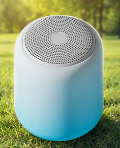 Portable <b>Bluetooth</b> <b>Speaker</b> Cylinder Shape Plastic Cabinet RGB <b>LED</b> Light Wireless Full-Range Audio Outdoor Use - Product Image 4