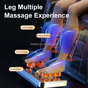 Zero Gravity Massagestuhl Ganzkörper Luxus Büro Elektrisch 4D Shiatsu Knetend Pediküre Verstellbar Klappbar Tragbar PU-Leder - Product Image 5