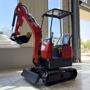 Mini Excavadora Más Vendida con Motor, Mini Excavadora de Orugas con Giro Lateral, Antivuelco, Capacidad de Cucharón de 0.35m, Alta Eficiencia - Product Image 2