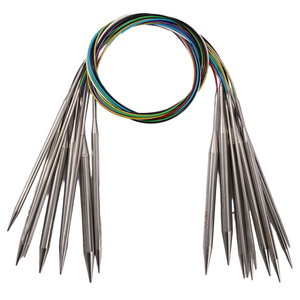 เข็มถักพลาสติกแบบวงกลม-ชุดเย็บผ้าแบบพกพาดีไซน์เรียบง่าย - Product Image 1