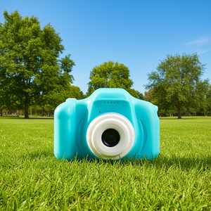 Appareil photo pour enfants Myrva Blue, écran de 2,0 pouces, mise au point fixe, corps en plastique, enregistrement vidéo HD, pour enfants, utilisation en extérieur - Product Image 2