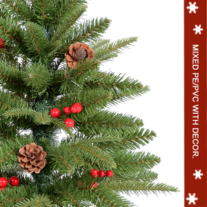 Árbol de Navidad, jarra de vidrio, falda, cestas, 11 guirnalda - Product Image 2