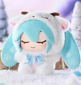 Nueva Llegada, 100% Original, Juego de 6 Muñecos de Peluche de Vinilo Kawaii de <span class=keywords><strong>Hatsune</strong></span> <span class=keywords><strong>Miku</strong></span> y Animales del Bosque, Figuras Adorables en Caja Sorpresa - Product Image 6
