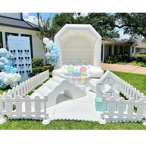 Equipo de Juegos Infantil para Exteriores, Piscina de Pelotas Portátil con Tobogán, Valla de Juego Interior Suave, Plástico para Niños Pequeños - Product Image 3