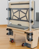 Torre de Pilates Portátil de Madera de Arce LUMINE, con Logotipo Personalizado, Ecológica, Equipo de Ejercicio para Todo el Cuerpo, para Climas Húmedos