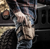 Sac de jambe tactique durable, étanche, poche de cuisse Molle avec sangles réglables, chasse, randonnée, équipement de plein air, rangement EDC, holster de jambe