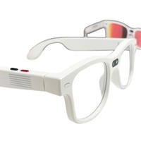 Lunettes Intelligentes AIMB-G3 AI avec Caméra 800W 1200P, Traduction en Temps Réel, Enregistrement Vidéo et Vocal, Contrôle Tactile, Musique, IP67, 290mAh, Magnétiques
