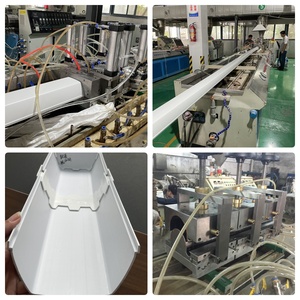 Tùy chỉnh khuôn cứng PVC hồ sơ đùn khuôn mưa máng xối dụng cụ đùn chết - Product Image 2