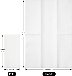 Logo personnalisé serviettes en papier Airlaid jetables en lin dîner de mariage salle de bain essuie-mains avec sac Style - Product Image 4