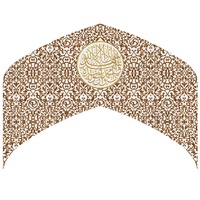 Mosaïque géométrique islamique en marbre pour mosquée, motif incrusté au jet d'eau, carrelage de sol en pierre pour mosquée