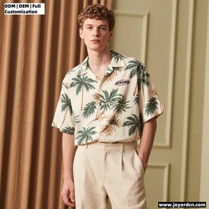 Áo sơ mi Hawaii nam tay ngắn cài nút, kiểu cổ điển thập niên 1950, áo bowling, áo đi biển, áo camisa do palmeira mùa hè - Product Image 3