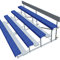 Tribunes métalliques télescopiques électriques rétractables - Système de sièges pliants mobiles pour stades intérieurs, tailles réglables