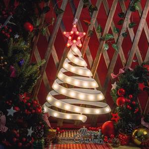 Luces LED Decorativas <span class=keywords><strong>de</strong></span> Navidad, Árbol, Estrella, Copo <span class=keywords><strong>de</strong></span> Nieve, para Fiestas, Bodas, <span class=keywords><strong>Guirnaldas</strong></span>, Interiores y Exteriores, Luces Nocturnas <span class=keywords><strong>Luminosas</strong></span> Colgantes - Product Image 4