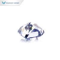 Tianyu Gems Diamant synthétique certifié IGI de 1,03 ct, taille coussin carrée bleu foncé fantaisie, à changement de couleur