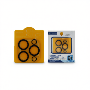 Protector de Lente de Cámara para iPhone 13 Pro Max, Juego de Anillos Negros - Product Image 2