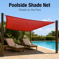 Auvent rétractable en HDPE pour piscine, jardin, terrasse, carré ou rectangulaire, pour l'ombrage extérieur