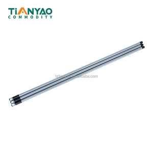 Mexicaanse schroefdraad ijzeren gecoate metalen bezemsteel, hoge kwaliteit, duurzaam mop steel, klassieke stijl, huishoudelijk vloerreinigingsgereedschap - Product Image 1