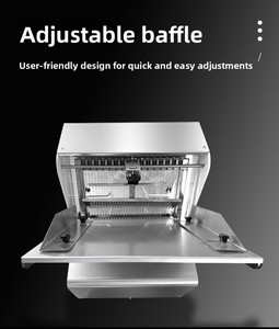 Global Bestseller CE-Zertifizierter Kommerzieller Brotschneider aus Edelstahl mit 12mm Fester Schnittstärke, 31 Klingen, Automatischer Toast- und Brötchenschneider - Product Image 4