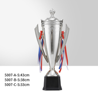 Grand trophée en plastique doré et argenté JZ, coupe pour le football, le basketball, les compétitions sportives, les cérémonies de remise de prix, les fêtes, les cadeaux
