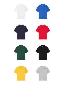 Polo de Algodón Personalizado para Hombre Studio Limited, Manga Corta, Patrón de Letras Bordadas en la Parte Delantera, Corte Regular Informal - Product Image 3
