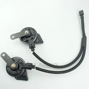 SUNLAEBO Esclusivo Adattatore Impermeabile a 2 Vie per Clacson Auto in ABS, Converte 1 Clacson in 2, Livello Sonoro 105dB-120dB, 12V - Product Image 1