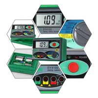 DY4100 Digital Earth Resistance Tester 0-2000 Ohm Tester Meter Tester Multimeter Megohmmeter High Voltage 500V
