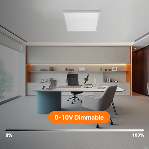 แผงไฟ LED 0-10V หรี่แสงได้<span class=keywords><strong>2x2</strong></span> 2 2x4 1x4แผงไฟเพดานบางเฉียบหรี่แสงได้อลูมิเนียมแบบบาง60x60x120 30x120mm - Product Image 3