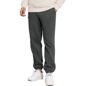 FOXA <b>Men's</b> Fleece Sweatpants <b>Cuffed</b> <b>Joggers</b> Warm Cotton Baggy Pants With Elastic Waist Breathable Design - Product Image 1