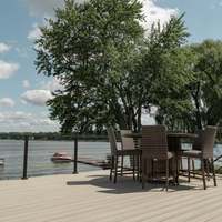 Balustrade extérieure en câble d'acier inoxydable pour terrasse