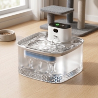 Fuente de Agua Inteligente para Mascotas, Portátil y Elegante, con Logotipo Personalizado OEM ODM, 3 Modos, Capacidad de 2L, Tapa de Acero Inoxidable 304, Ecológica y Duradera