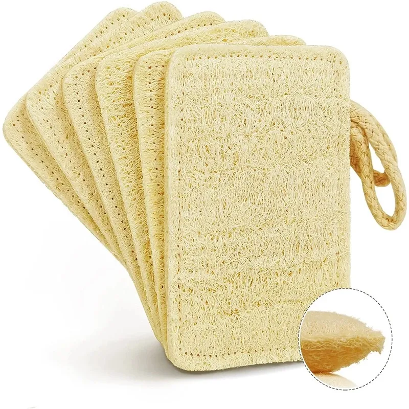 Peeling Luffa Natural Luffa Duschbad Peeling Waschlappen natürlicher biologisch abbaubarer Duschbad Loofa Körper wäscher