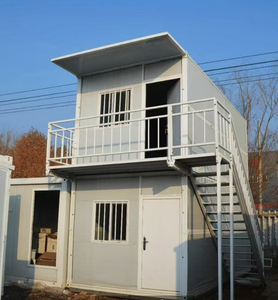 Casa Contenedor Plegable Prefabricada Modular Moderna de Lujo, Impermeable y Personalizable, con Panel Sándwich de Acero para Uso en Apartamentos - Product Image 5