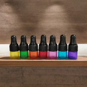 Venta al por mayor aceites <span class=keywords><strong>de</strong></span> perfume frascos <span class=keywords><strong>de</strong></span> muestras <span class=keywords><strong>de</strong></span> fragancia 1mL pequeño frasco cuentagotas <span class=keywords><strong>de</strong></span> Vidrio colorido lindo - Product Image 2