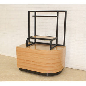 LUX Présentoir d'étagère en bois pour frites de pommes de terre boulangerie pain aliments snack Présentoir pour magasin de détail Présentoir pour supermarché - Product Image 2