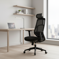 Chaise ergonomique pour bureau, chaise de direction, chaise de bureau en maille, silla de oficina, pivotante, réglable, chaise de bureau en maille