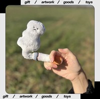 Breloque en peluche amusante personnalisée Smoke Buddy avec motif cigarette
