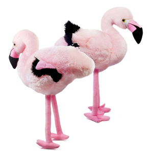 Grande Realistico Peluche Pink <span class=keywords><strong>Flamingo</strong></span> Giocattoli Con Le Gambe Lunghe di Modo Personalizzato Animale di Pezza Peluche Decorativo <span class=keywords><strong>Flamingo</strong></span> - Product Image 2