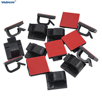 Attaches-câbles en plastique écologiques autocollants, serre-câbles, fixations pour fils, attaches pour câbles USB, pour la maison, le bureau et la voiture