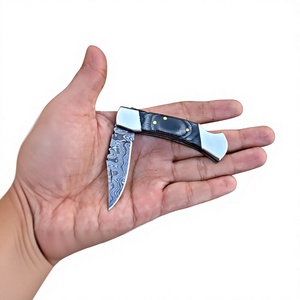 Damascus Steel Mini Pocket Folding <b>Knife</b> OEM Industrial Grade 3-Year Warranty Wholesale Rates for Retailers - Product Image 1