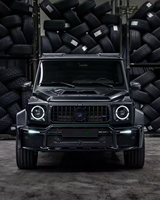 Kit carrosserie complet en fibre de carbone sèche pour G-Class W465 B800 2025+, comprenant pare-chocs avant, garde-boue, fentes de ventilation et diffuseur arrière